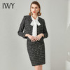 IWY/格纹西装套装裙女春秋长袖时尚名媛气质女神范总裁西服优雅OL CS1428 商品缩略图1