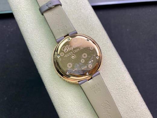 TF新萧邦震撼来袭（经典皮带限量版款式）快乐钻HAPPY DIAMONDS，38mm 作为萧邦销的系列一直以细腻的手法诠释萧邦标志性灵动钻石的概念 商品图12