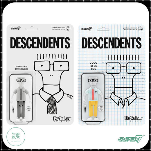现货 Super7 Descendents 乐队 挂卡系列 潮流玩具 商品图2