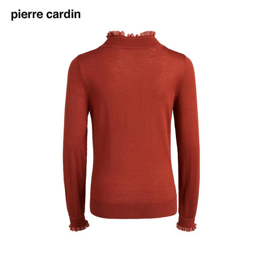 皮尔卡丹女装冬季新款简约淑女优雅羊毛针织衫P1495K1414C0
 商品图5