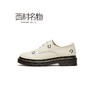 西村名物2021秋季款学院风小皮鞋女日系jk制服鞋平底乐福鞋X21CM33021 商品缩略图3