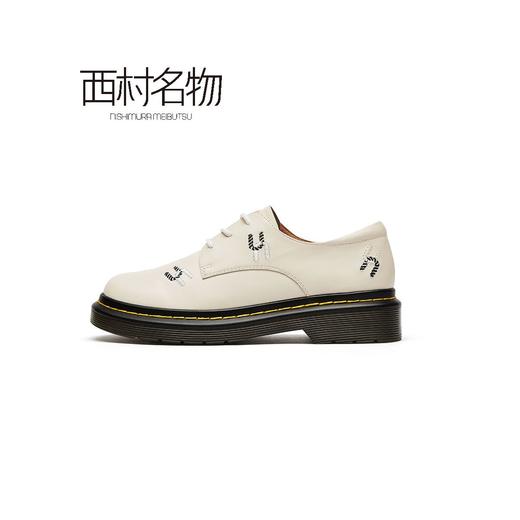 西村名物2021秋季款学院风小皮鞋女日系jk制服鞋平底乐福鞋X21CM33021 商品图3
