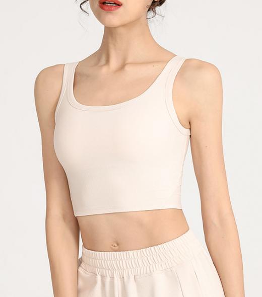 新款罗纹运动内衣防震聚拢健身文胸纯色美背瑜伽背心  JL 000 YW110 商品图1