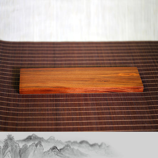 木纹杯托茶盘干泡台°紫光檀&酸枝款（不含茶具） 商品图6