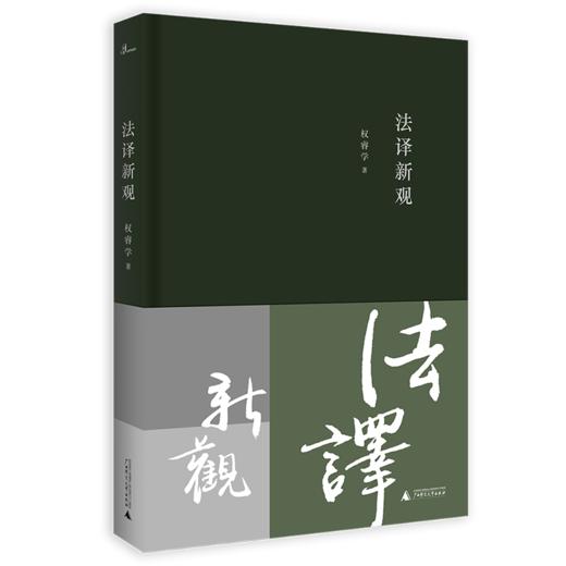 新民说   法译新观   权睿学 著    翻译 法律 法学 法律翻译 翻译实务    广西师范大学出版社 商品图0