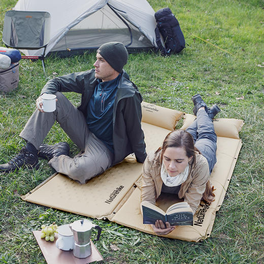 Naturehike挪客户外双人自动充气垫防潮帐篷睡垫露营地垫充气床垫 商品图3