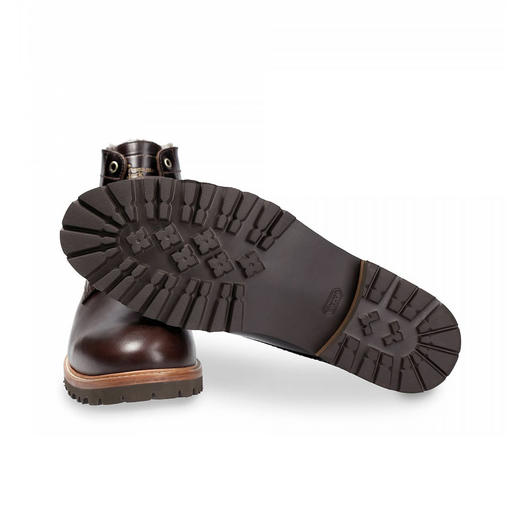 #断码特价40码#西班牙原产羊毛款皮毛一体男士皮靴褐色ELC1（高品质纯天然羊毛内衬） 商品图2