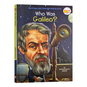 谁是伽利略 英文原版人物传记 Who Was Galileo 中小学生英语课外阅读读物 英文版章节桥梁书