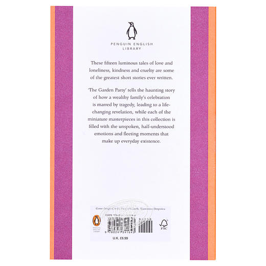 【中商原版】凯瑟琳 曼斯菲尔德 园会 PEL The Garden Party 英文原版 Katherine Mansfield 商品图1