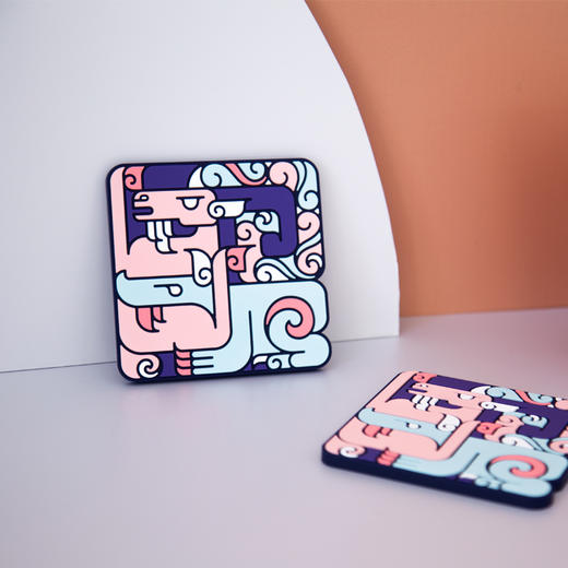 勇者胜 冰箱贴杯垫 商品图0