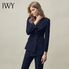 IWY/藏青色西装微喇裤套装气质女装经典西装套裤女总裁职业装工装	C11358+P31358藏青 商品缩略图2