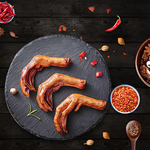 【严选】刘备鸭鸭掌108g/袋（厂家直发） 商品图2