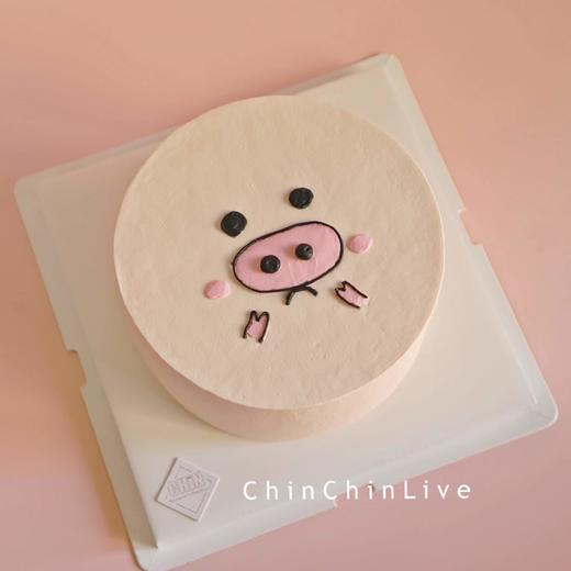 手绘小猪蛋糕 商品图0