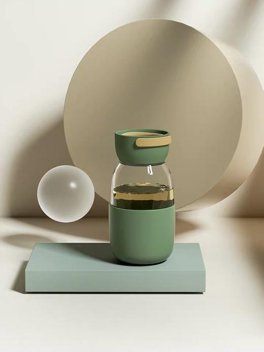 曼尼玻璃杯子便携成人水杯 商品图1