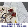 【四条屏】王庆升工笔画白描底稿《春花集锦》牡丹锦鸡临摹勾线花鸟线稿TP36 商品缩略图3
