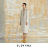 JUDYHUA 极简H型双面呢大衣 商品缩略图1