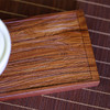 木纹杯托茶盘干泡台°紫光檀&酸枝款（不含茶具） 商品缩略图5