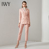 IWY/干练气质套装粉色条纹职业装西装外套工装主持人艺考服装正装	C1388+P1252 商品缩略图0