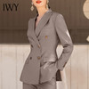 IWY/灰色西装套装裤高端商务职业装西服2021新款正装时尚工装工服	CP1340-E 商品缩略图4