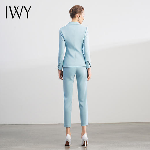 IWY/蓝色西装女套装2021新款女神范气质时尚高端职业装名媛正装工作服 CP1195 商品图3
