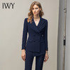 IWY/藏青色干练气质套装经典西装套裤女总裁职业装面试售楼部正装 CP11358藏青 商品缩略图1