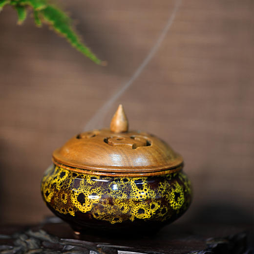 如意瓷香炉 商品图0