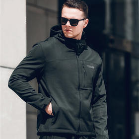 【保暖锁温，飒爽出行】SKAH防泼水抓绒机能软壳套装  科技复合面料 无惧风雨  简约基础款设计 上下装组合  轻松实现多种造型