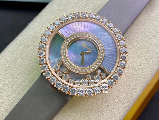 TF新萧邦震撼来袭（经典皮带限量版款式）快乐钻HAPPY DIAMONDS，38mm 作为萧邦销的系列一直以细腻的手法诠释萧邦标志性灵动钻石的概念 商品图5