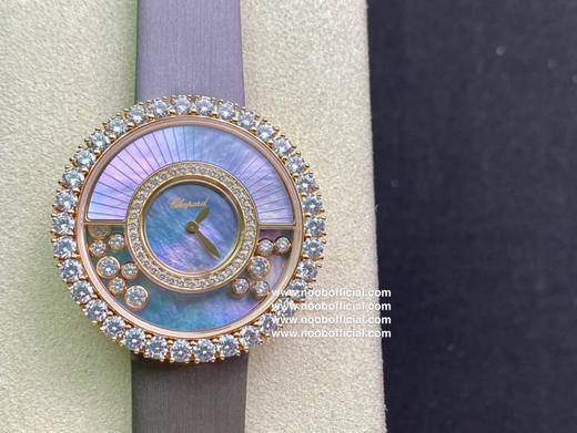 TF新萧邦震撼来袭（经典皮带限量版款式）快乐钻HAPPY DIAMONDS，38mm 作为萧邦销的系列一直以细腻的手法诠释萧邦标志性灵动钻石的概念 商品图0