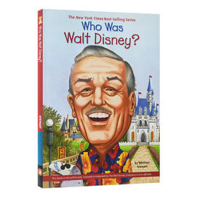 谁是迪斯尼 英文原版 Who Was Walt Disney 名人传记 中小学生英语课外阅读读物 进口书籍
