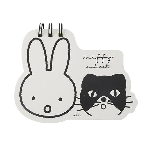 晨光4880双线圈（miffy and cat）FPY7JAD880页可爱学生用点线页笔记本易翻页方便携带记事本随身本口袋本子 商品图0