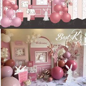 莫妮卡-宝宝生日布置