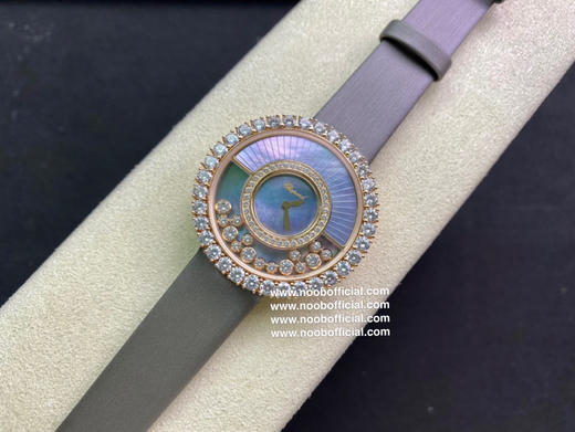 TF新萧邦震撼来袭（经典皮带限量版款式）快乐钻HAPPY DIAMONDS，38mm 作为萧邦销的系列一直以细腻的手法诠释萧邦标志性灵动钻石的概念 商品图4
