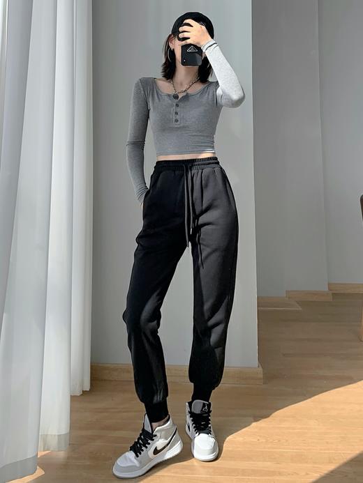 女加绒休闲长裤M-691 商品图2