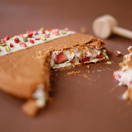 「限定」8寸开心果和草莓味Lucky Plus幸运曲奇烧 商品图2