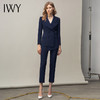 IWY/藏青色干练气质套装经典西装套裤女总裁职业装面试售楼部正装 CP11358藏青 商品缩略图2