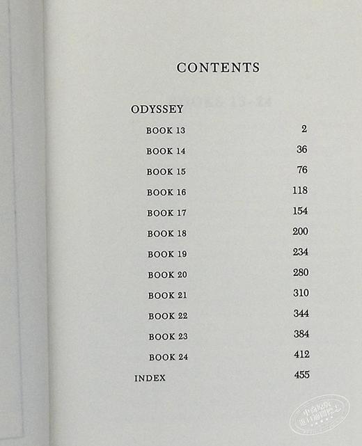 【中商原版】荷马史诗 奥德赛 卷13-24 共24卷 洛布古典丛书 原文希英对照版 Odyssey Volume II Books 13 24 英文原版 Homer 商品图7