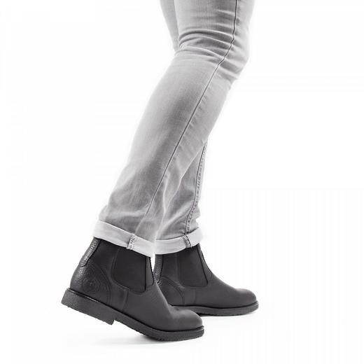 断码特价41码&42码——西班牙原产羊毛款皮毛一体男士皮靴黑色粒面GLC6(高品质纯天然羊毛内衬) 商品图7