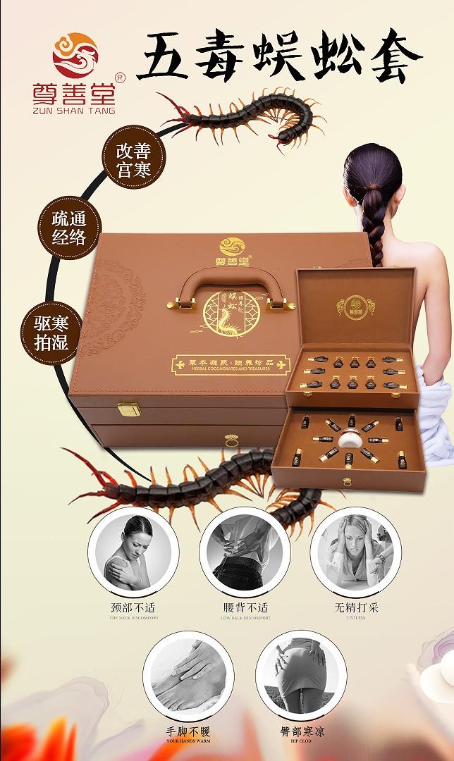 尊善堂-五毒婵养套蜂养套蛇养套蜈蚣套,养生套盒,身体套盒