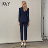 IWY/藏青色干练气质套装经典西装套裤女总裁职业装面试售楼部正装 CP11358藏青 商品缩略图3