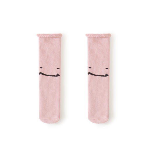 【2双装 长筒毛圈 蓄热保暖】新款儿童袜子秋冬加厚加绒毛圈长筒宝宝袜保暖无跟婴儿过膝袜 商品图5