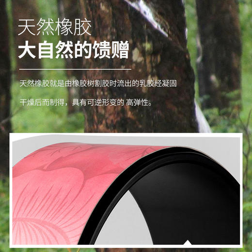 瑜伽轮 | 印花美背瑜伽橡胶加厚抗压后弯瑜伽圈瑜伽辅助轮 商品图2