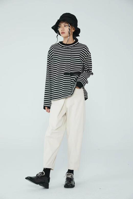 女肌理条纹上衣83067 商品图1