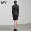 IWY/黑色售楼部工作服女高端职业连衣裙春秋新款酒店前台西装裙子	NQ520-B 商品缩略图3