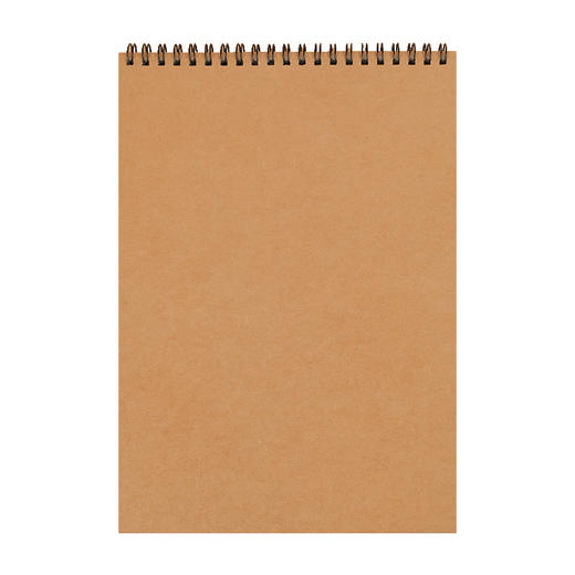 【简约加厚牛皮线圈本】60张/本牛皮A6A5B5空白方格上翻活页笔记本 商品图4