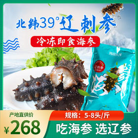 【养殖辽参】正宗辽参大连海参 海韵天泽即食海参 5-8头每斤  {生鲜食品请及时签收}