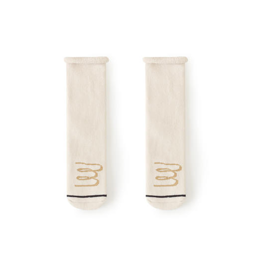 【2双装 长筒毛圈 蓄热保暖】新款儿童袜子秋冬加厚加绒毛圈长筒宝宝袜保暖无跟婴儿过膝袜 商品图13