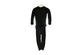 Falke - MW Kids Set - Black 童装 保暖內衣套装 黑色