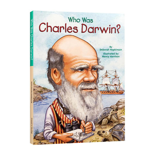 谁是查尔斯达尔文 英文原版人物传记 Who Was Charles Darwin 中小学生英语课外阅读读物 英文版章节桥梁书 商品图0