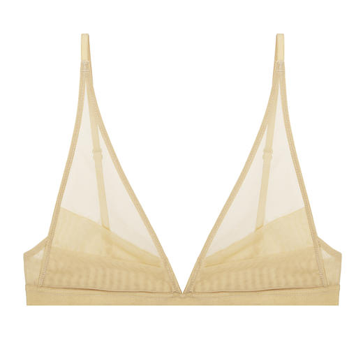 Her Senses｜触动 04-B040-NN 弹⼒⽹纱 全罩杯  [ 橄榄绿 / 嫩黄 ] 商品图5